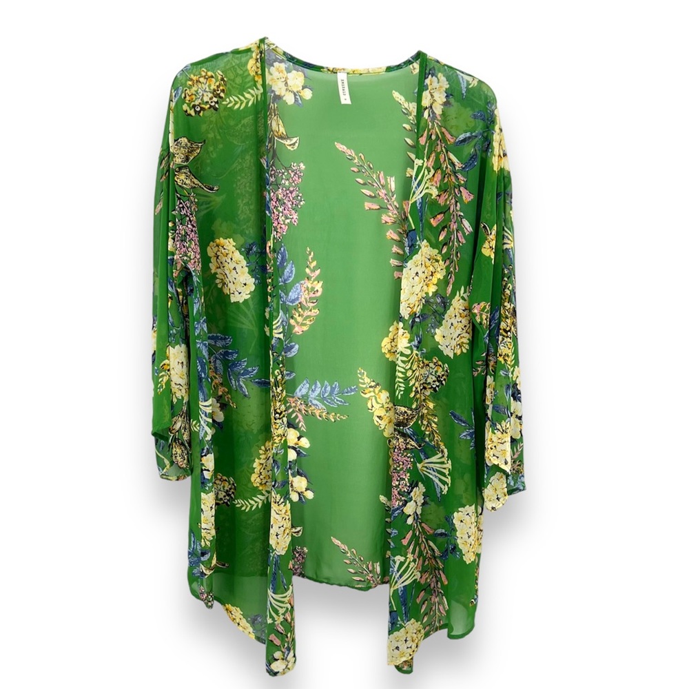 Emerald Green Kimono Swim Coverup by Emerald